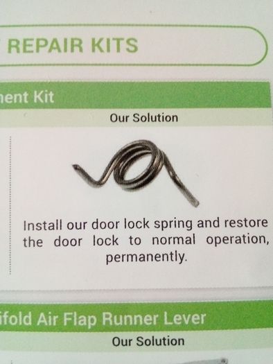 Mercedes car parts will fix your door lock from bouncing up and down
