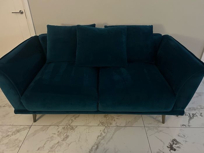 EZ Living Teal Sofa 3 Piece - Katie