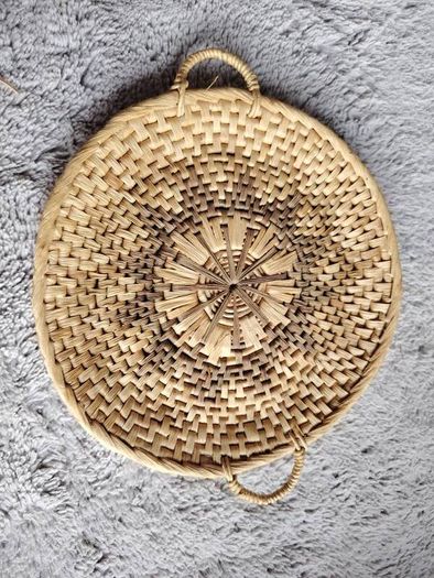 Vintage serving tray/hanging gallery art