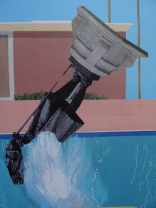 David Hockney Splash prints (Read ad sold in one lot of eleven only)