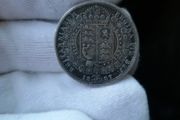 1887 Silver Half Crown Coin