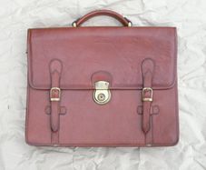 Texier Leather Briefcase