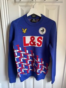 Lyle & Scott x Lover's FC wool jumper in blue