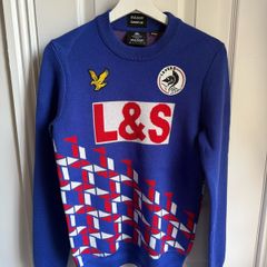 Lyle & Scott x Lover's FC wool jumper in blue