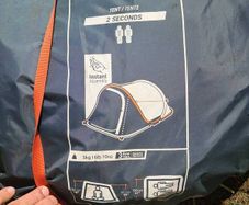 pop up tent decathlon quechua 3 and 2 person 2 second tent