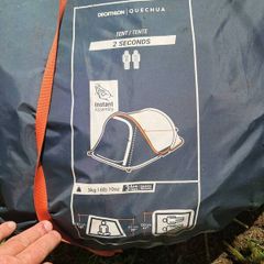 pop up tent decathlon quechua 3 and 2 person 2 second tent