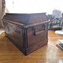 Antique Singer Sowing Machine Coffin Top Image 5
