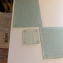 Table mats and coasters x 4. Glass with design Image 3