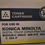 Konica Minolta Bizhub-C 250/C 250P/C 252/C 252P Toner Cartridges Image 4