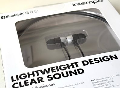 Intempo Bluetooth Neckband Earphones - New