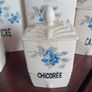 RESERVED Antique Art Deco French 5 piece kitchen storage jar set Image 6