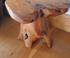 Vintage Sculptural Burruss Root Side Table