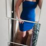H&M blue mini dress size 8UK Image 4