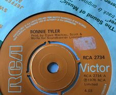 Bonnie Tyler vinyl Single - Lost in France