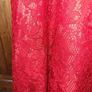 Ladies Red lacy Dress M & S Size 12 Image 5