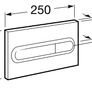 Roca Toilet Flush Plate - White Image 4