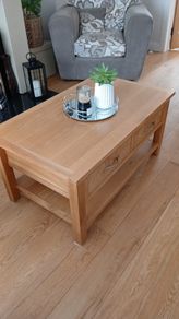 oak coffee table