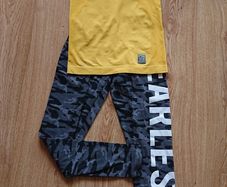 Golddigga Leggings +Nike Top Size 8