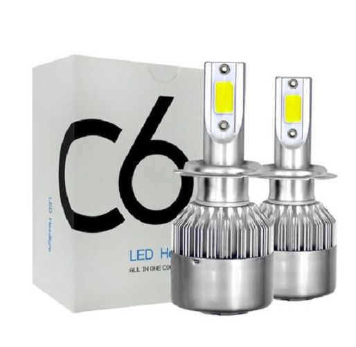 H7 H11 C6 LED Car Headlight Conversion Kit COB Bulbs 36W 6000K White High Light