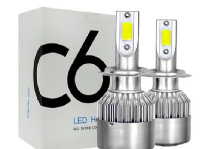 H7 H11 C6 LED Car Headlight Conversion Kit COB Bulbs 36W 6000K White High Light