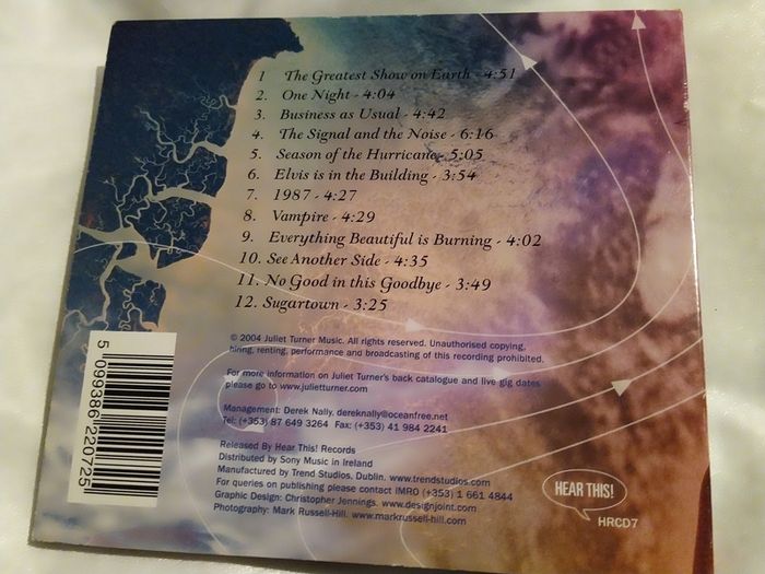 Juliet Turner - Season Of The Hurricane Cd