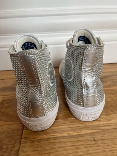 Silver Chuck Taylor Silver Boots
