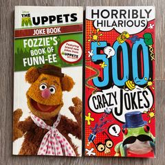 The Muppets Fozzie's Book of Funn-ee & 500 Crazy Jokes Books Bundle