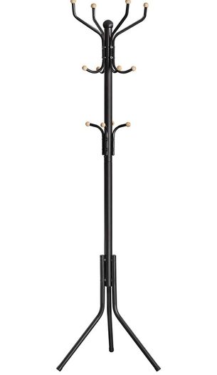 Metal Coat Rack, Clothes Stand, Hat Handbag Hanger, 182 cm Tall Hall Tree (FREE POSTAGE)