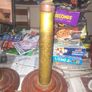 Two Old Military Brass Shell Lamps on Mahogany Bases Image 3