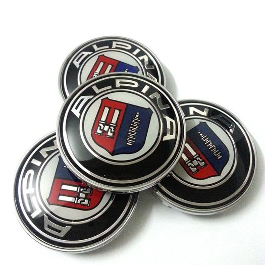 4pcs Alpina BWM Car Alloy Wheel Center Caps Cover for bmw 1 3 5 6 7 X Z 68mm 2.67" 10 Pins Clips 36136783536