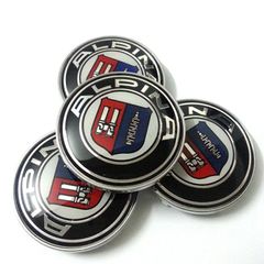 4pcs Alpina BWM Car Alloy Wheel Center Caps Cover for bmw 1 3 5 6 7 X Z 68mm 2.67" 10 Pins Clips 36136783536