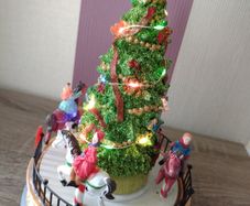 Christmas Light Up Merry Go Round