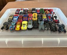 Hot wheels DC cars.