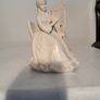 'The Harpist' glazed porcelain bisque Image 4