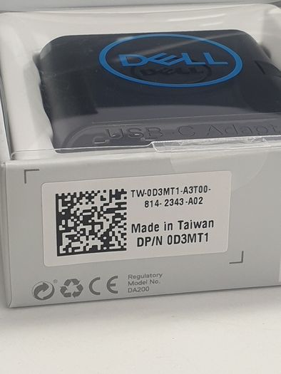 Brand New Dell DA200 USB-C to HDMI / VGA / Ethernet / USB 3.0 Adapter Original