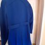 M & S Ladies Coat. Lovely deep blue coat.  It has weight to it. Image 4