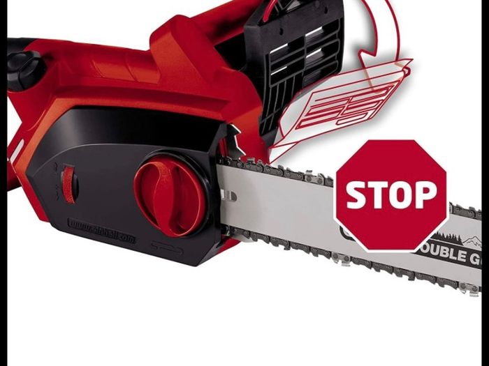 Electric Chainsaw -- 2000W, 16 Inch (40cm) OREGON Bar and Chain, Saw Kickback Protection, Tool-Free Tensioning -- For Effortless Cutting Of Wood, Trees and Branches (FREE POSTAGE)
