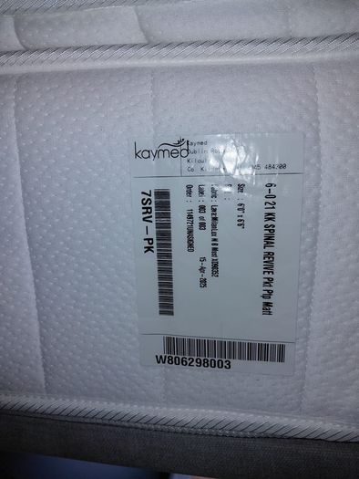 Super king storage bed and mattress