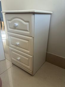 Bedside lockers with lamps