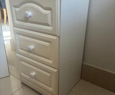 Bedside lockers with lamps