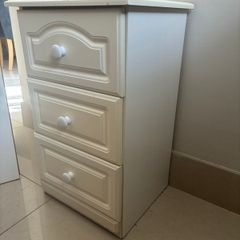 Bedside lockers with lamps