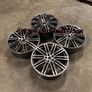 21" Inch Porsche Macan Turbo Style Wheels Gunmetal polished 5x112 66.6 Image 5