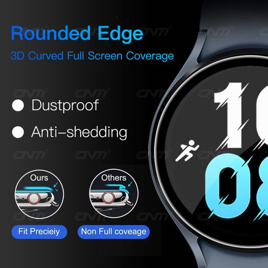 5D Full Screen Protector for Samsung Galaxy Watch 5 Pro 45MM Soft Protective Film