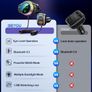 Bluetooth Car Adapter, Bluetooth 5.3 FM Transmitter for Car, 48W Dual USB Bluetooth Adapter with HiFi Sound & Bass Mode, Hands-Free Calling, Customizable RGB Light, Voice Assistant Support Image 7