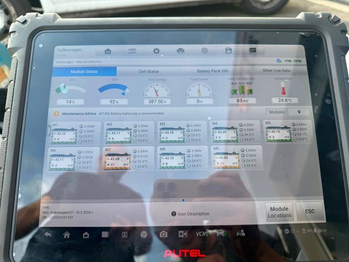 VW ID3 Cupra Born Traction Battery Pack 58KWH