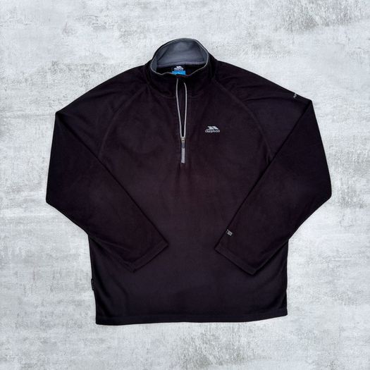 Black Trespass Half Zip Fleece