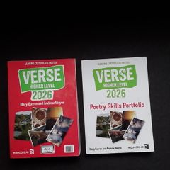 Leaving Certificate Potry Verse Higher Level  - brand new