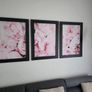 3 pictures in wooden frame 53x72 cm each Image 4