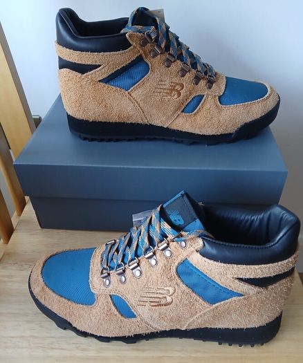 New Balance Rainier Tan Teal Boots - New in Box - UK 9/EU 43