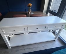 Hall cabinet table and drawers